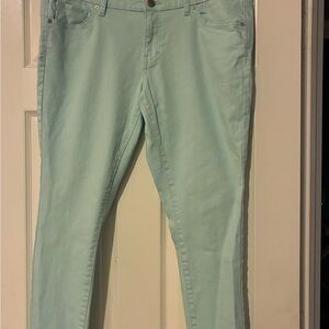 Mint Green Women's Jeans